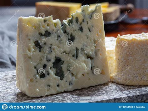 Cheese Collection French Semi Hard Roquefort Blue Cheese Made From