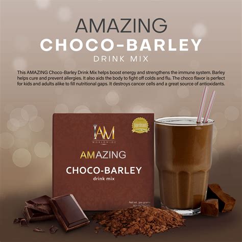 Amazing Choco Barley Powdered Drink I Am Ml Worldwide