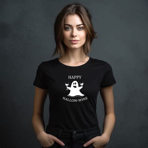 Happy Hallow Wine Halloween Funny Shirts Wine Lovers Halloween Party ...