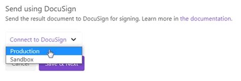 DocuSign Delivery Plumsail Documents Documentation