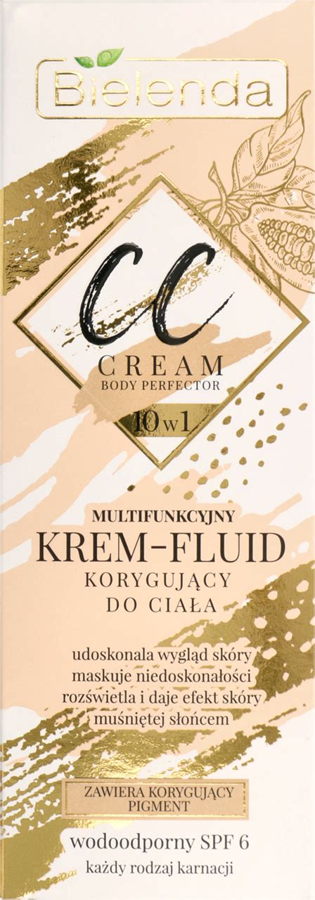 Bielenda Cc Cream Krem Fluid Do Cia A Multifunkcyjny Koryguj Cy