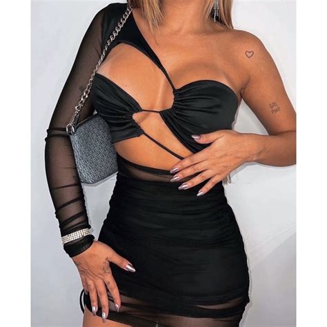 Vestido Tule Manga Longa E Suplex Gringo Sexy Shopee Brasil