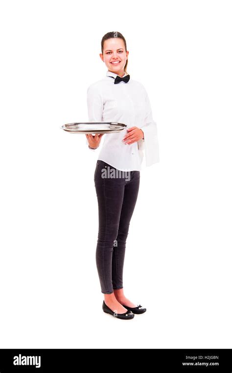 Waiter Waitress Serving Cut Out Stock Images And Pictures Alamy