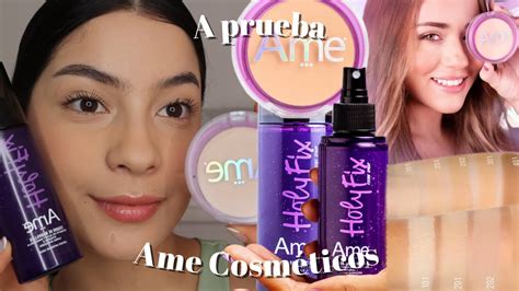 Aprueba Fijador De Maquillaje Y Polvo Compacto De Ame Cosméticos Camilaaldanar Youtube