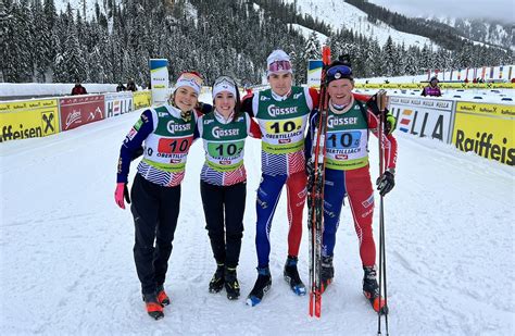 Biathlon Junior Cup La France Troisi Me Du Relais Mixte