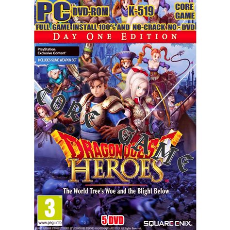 Game Pc Dragon Quest Heroes แผ่นเกมส์ แฟลชไดร์ฟ เกมส์คอมพิวเตอร์ Pc