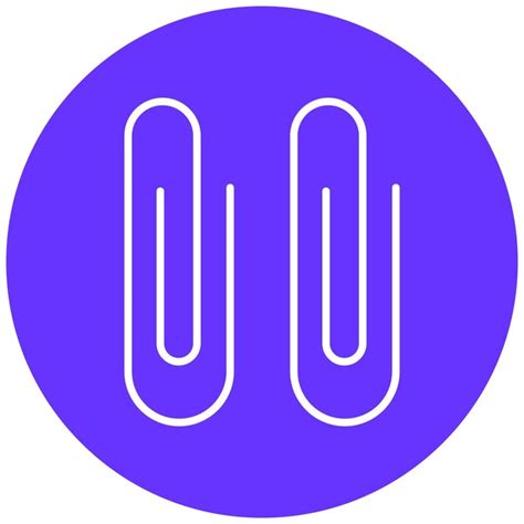 Premium Vector Paperclip Icon Style