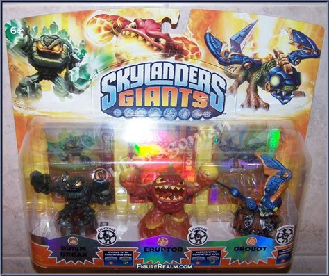 Prism Break Eruptor Drobot Skylanders Giants 3 Packs