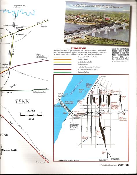 Memphis Railroad Maps