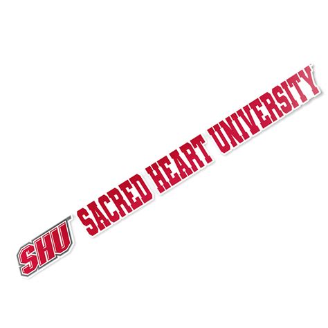 Buy Sacred Heart University Pioneers SHU Name Logo Vinyl Decal Laptop