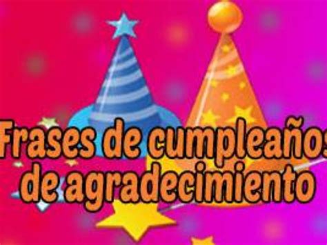 Agradecimiento De Cumpleanos