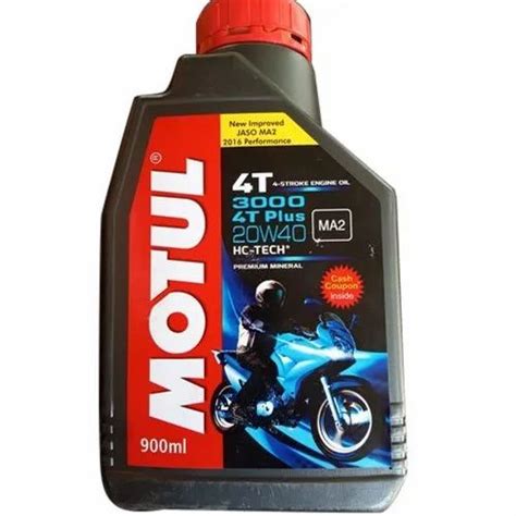 4T Motul 4 Stroke Engine Oil Packaging Size 900 Ml Grade 20W40 At