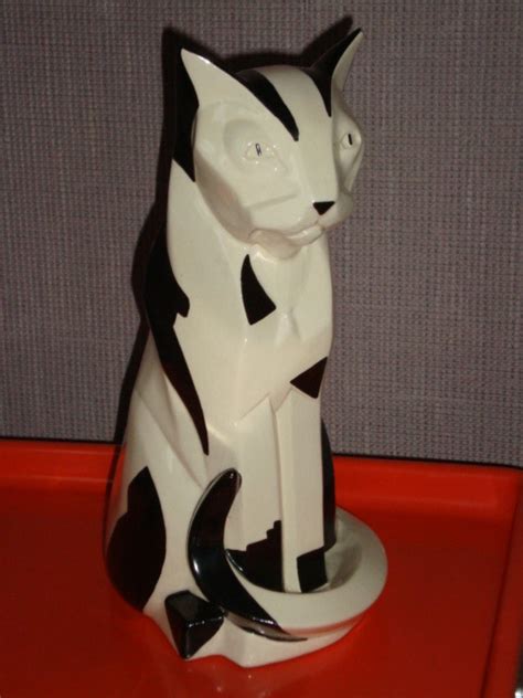 French Cubist Ceramic Cat My Pride And Joy Collectors Weekly