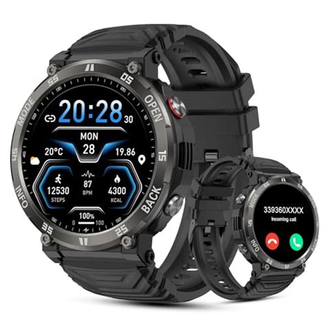 Smart Watch Avumda Waterproof Military Smart Watches For Men With