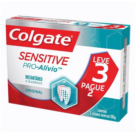 Creme Dental Para Dentes Sens Veis Colgate Sensitive Pro Al Vio