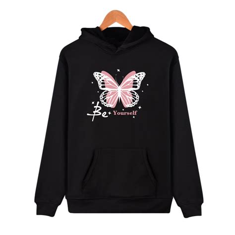 Casaco De Moletom Borboleta Be Yourself Blusa De Frio Flanelada