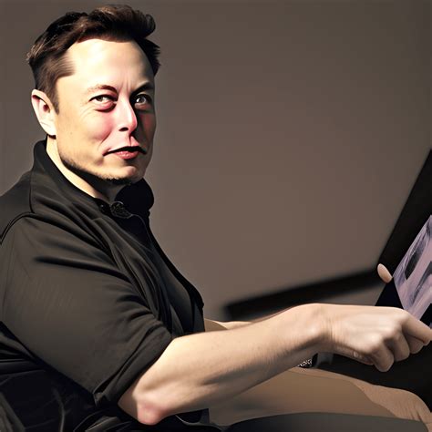 Elon Musk Digital Graphic · Creative Fabrica