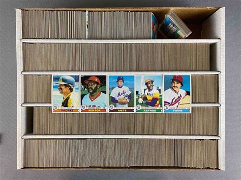 4500 1979 Topps Baseball Cards Matthew Bullock Auctioneers