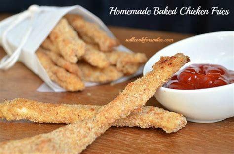 Homemade Parmesan Chicken Fries {Baked!} - Will Cook For Smiles