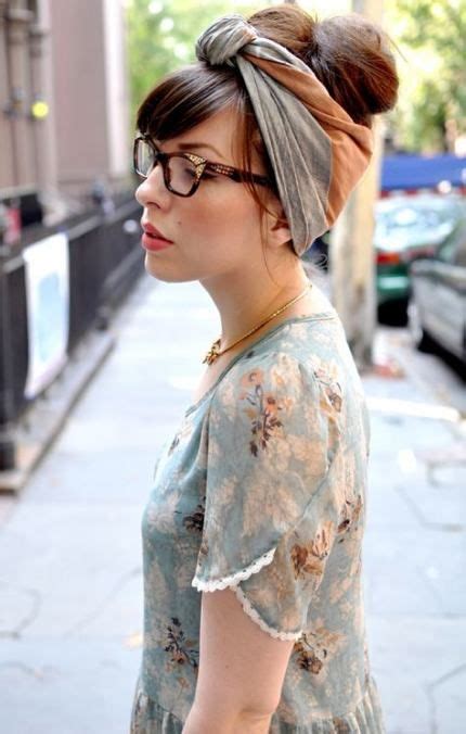 Trendy How To Wear Headbands With Glasses Headscarves 20 Ideas Turban Headband Hairstyles