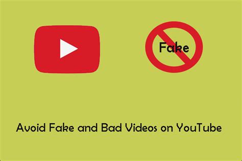 How To Avoid Fake And Bad Videos On Youtube 3 Workable Ways Minitool