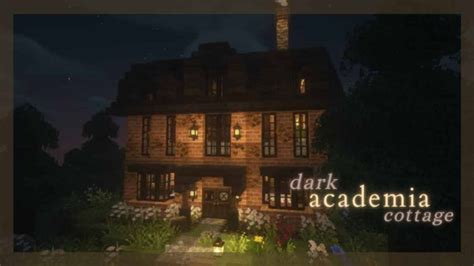 9 Awesome Dark Academia Minecraft House Ideas And Tutorial ≛