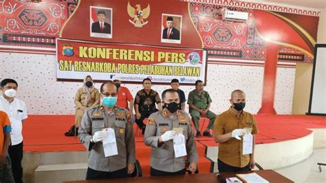 Gelar Operasi Gerebek Kampung Narkoba Polres Pelabuhan Belawan Tangkap