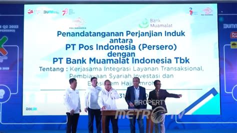 Pos Indonesia Dan Bank Muamalat Teken Kerja Sama Strategis