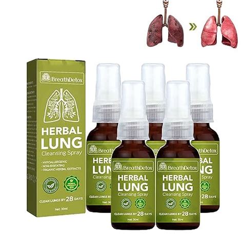 KnjoFly GFOUK BreathDetox Herbal Lung Cleansing Spray 30ml Breathdetox