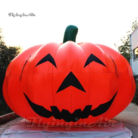 Outdoor Giant Halloween Inflatable Pumpkin Balloon Air Blow Up Evil