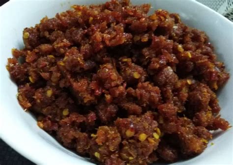 resep sambal udang kering ebi oleh irawati cookpad