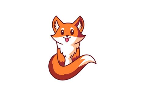 Cute Fox Logo Illustration Graphic by Buqancreativestd · Creative Fabrica