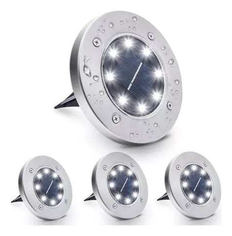 Pacote De Luzes Solares De Solo Leds Prova D Gua Mercadolivre