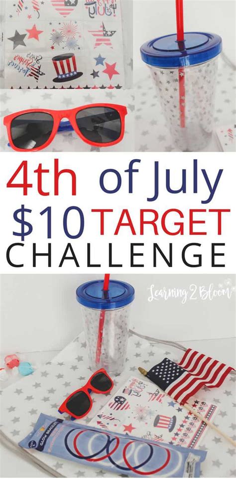 10 Target Challenge 4th Of July Learning2bloom