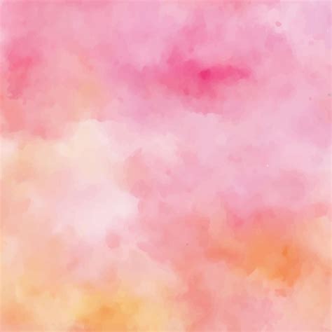 Fundo Aquarela Rosa Detalhado Pintado M O Vetor Premium