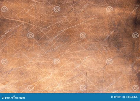 Vintage Copper Texture Bronze Metal Surface Background Stock Photo