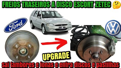 Freios Traseiros A Disco Escort Zetec E Sw Courier Fiesta Gol Logus