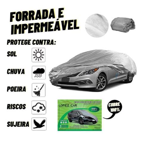 Capa Protetora Cobrir Carro Etios Hatch Lopezcar Forrada Imperme Vel