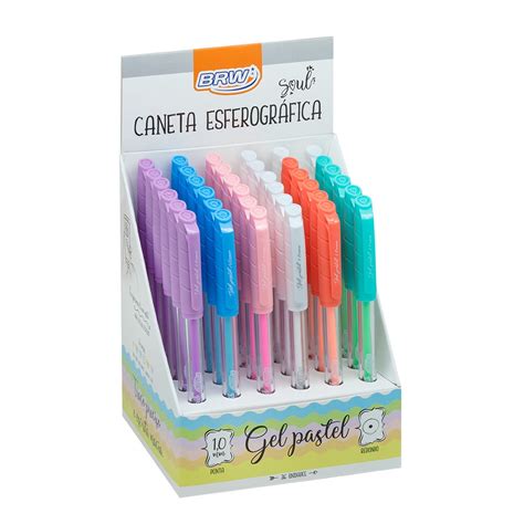 Caneta Em Gel Tom Pastel Cores Diversas Unidade Brw Shopee Brasil