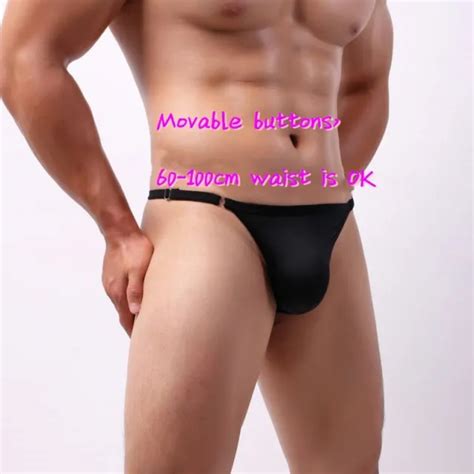 UOMO PERIZOMA TANGA Pacco Marsupio Mutandine Micro Bikini T Back