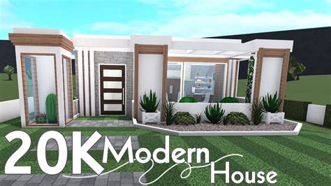 Bloxburg 20k Modern House No Gamepass Youtube