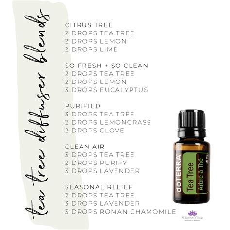 Tea Tree Diffuser Blends Save 25 Off Tea Tree Here Doterra