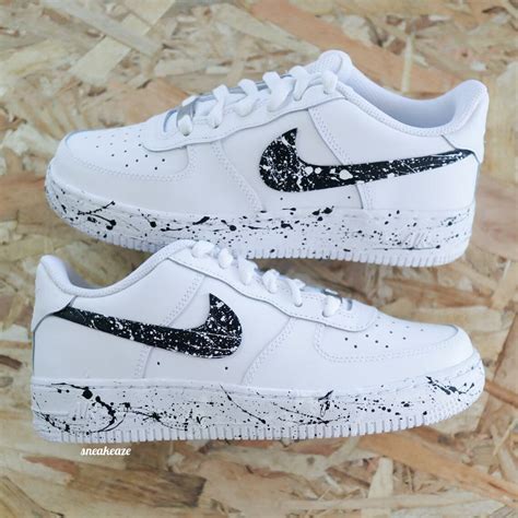 Air Force Custom Paint Splatter All Colors White Shoes Men Womens