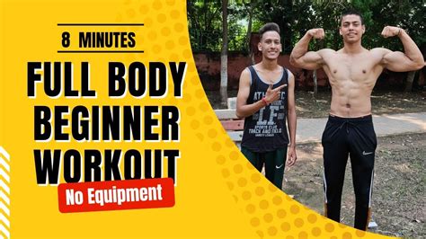 Beginner Full Body Mix Workout No Equipment Needed Ritik Mishra