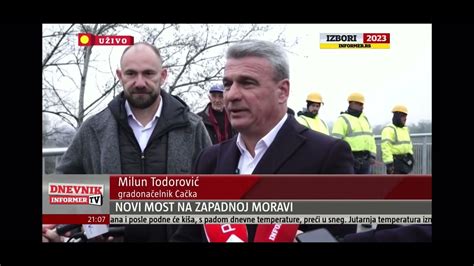 Novi Most Na Zapadnoj Moravi Informer Tv Youtube