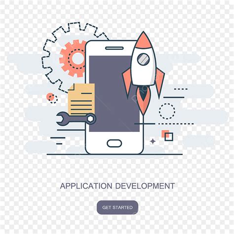 App Development Illustration Vector PNG Images Application And App