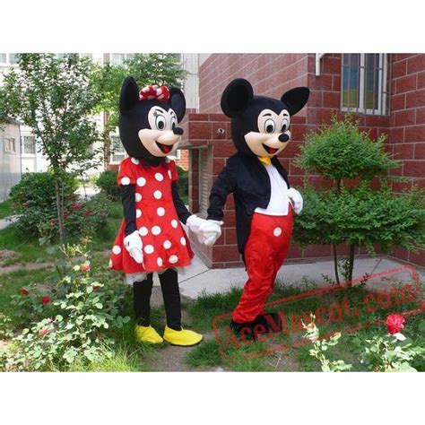 Disney Mickey Minnie Mouse Cartoon Mascot Costume