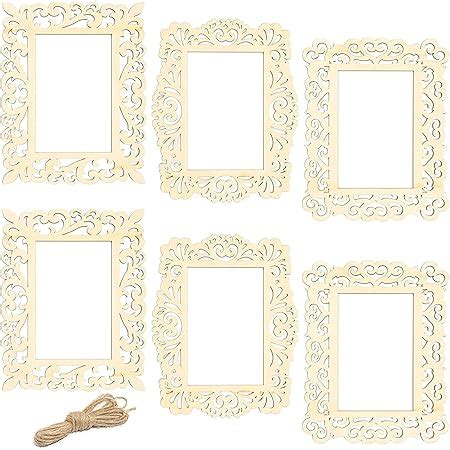 Amazon Bright Creations Unfinished Wooden Picture Frames For