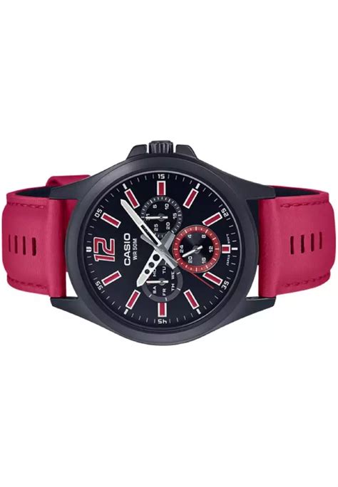 Buy Casio Analog Watch Mtp E Bl B Online Zalora Philippines