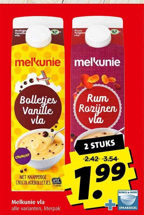 Melkunie Vla Aanbieding Bij Boni